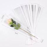 Load image into Gallery viewer, 50Pcs Clear Single Bouquet Bag with Border