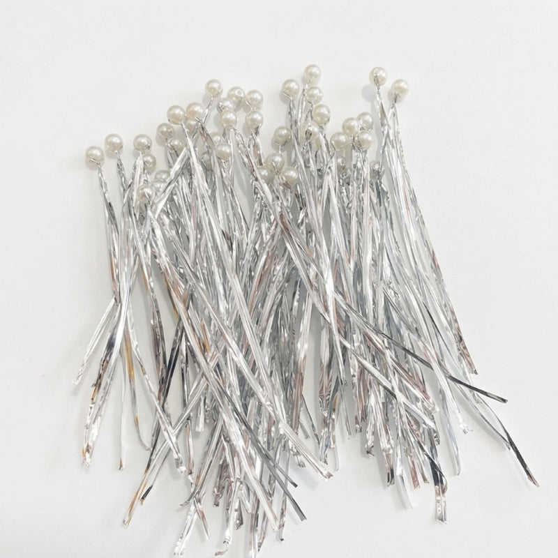 Pearl Twist Ties for DIY Money Butterflies