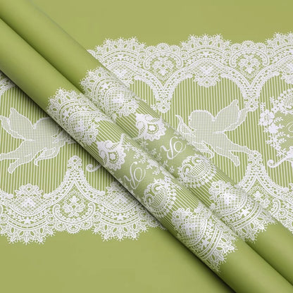 20pcs Lace Printing Bouquet Wrap Paper (57x57cm)