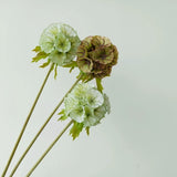 Load image into Gallery viewer, 26" Silk Scabiosa Starflower Pod Stem