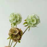 Load image into Gallery viewer, 26" Silk Scabiosa Starflower Pod Stem