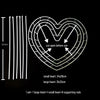 3 sets (3 small hearts+3 large hearts+18 rods)