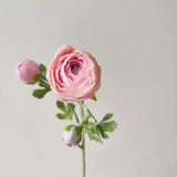 Load image into Gallery viewer, 3-Head Silk Ranunculus Flower Stem (50cm)