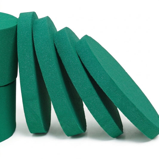 Slim Round Floral Foam for Shallow Containers