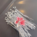 Load image into Gallery viewer, 100pcs Pearl Twist Ties for DIY Money Butterflies
