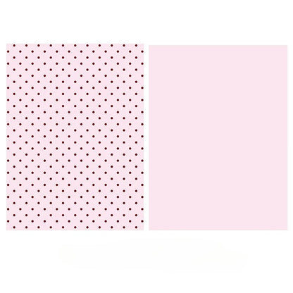 Polka Dot Flower Wrapping Paper Pack 20 (17" x 23")