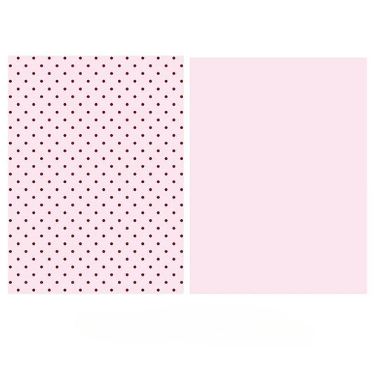 Polka Dot Flower Wrapping Paper Pack 20 (17" x 23")