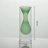 Load image into Gallery viewer, Artistic Transparent Colored Glass Vase