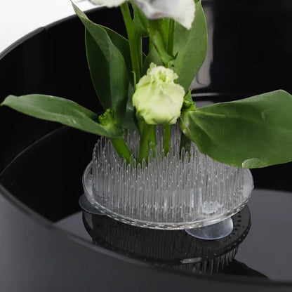 Clear Plastic Floral Frog with Suction Base (Set of 2)