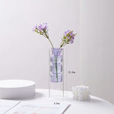 Load image into Gallery viewer, Artistic Transparent Colored Glass Vase