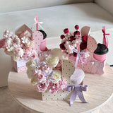 Load image into Gallery viewer, Polka Dot Coffee &amp; Flower Carrier Box Pack 15