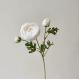 Load image into Gallery viewer, 3-Head Silk Ranunculus Flower Stem (50cm)