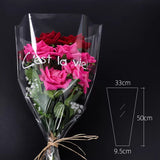 Load image into Gallery viewer, 50pcs Transparent Large Flower Sleeves Bags