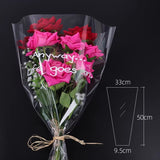 Load image into Gallery viewer, 50pcs Transparent Large Flower Sleeves Bags