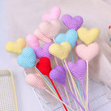 Load image into Gallery viewer, Crochet Heart Pick for Valentine's Day