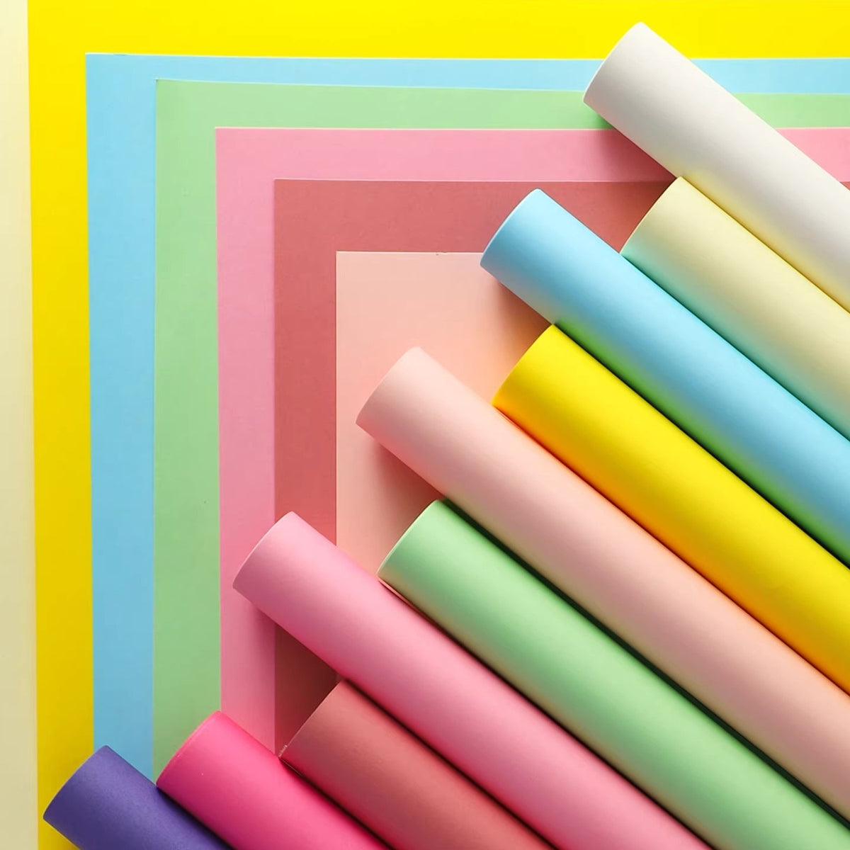 20 feuilles de papier kraft uni (44 x 58 cm)