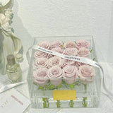 Load image into Gallery viewer, Transparent Acrylic Rose Flower Box