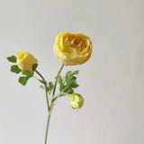 Load image into Gallery viewer, 3-Head Silk Ranunculus Flower Stem (50cm)