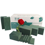 Load image into Gallery viewer, Wet Green Floral Foam Bricks (Set of 20)