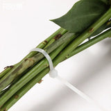 Load image into Gallery viewer, Clear Nylon Zip Ties for Flower Bouquets