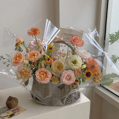 Clear Dust Cover Bags for Bouquets Pack 50