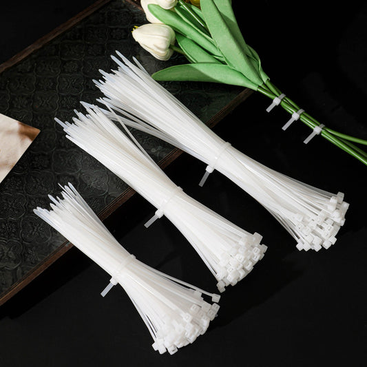 Clear Nylon Zip Ties for Flower Bouquets