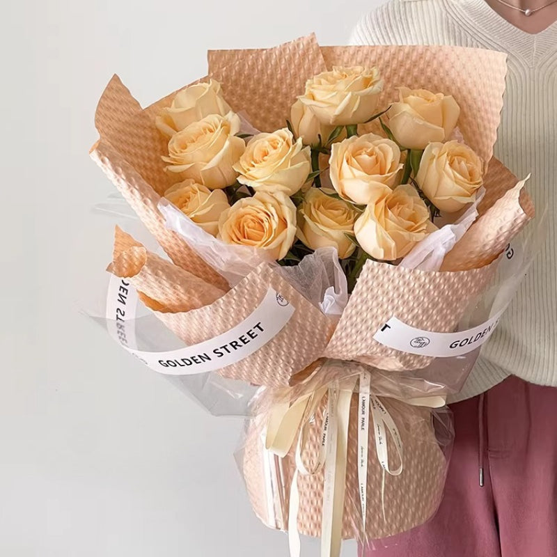 10pcs Embossed Waterproof Florist Paper (53x53cm)