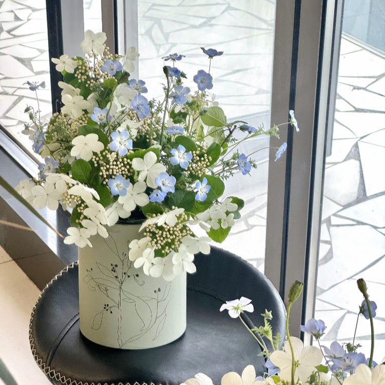 Coffret cadeau floral botanique minimaliste