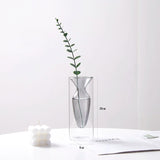 Load image into Gallery viewer, Artistic Transparent Colored Glass Vase