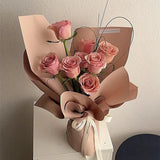 Load image into Gallery viewer, Frosted Korean Flower Wrap Paper Roll (56cmx15Yd)