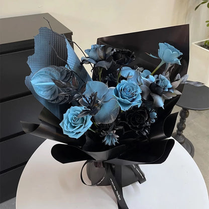 Rouleau de papier d'emballage pour fleurs coréen givré (56 cm x 15 yd)