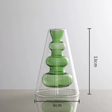Load image into Gallery viewer, Artistic Transparent Colored Glass Vase