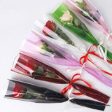 Load image into Gallery viewer, 50pcs Single Rose Plastic Packaging Bags