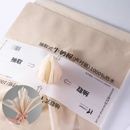 Paquet de 40 feuilles de papier de soie imperméable pour fleuriste (45x60 cm)