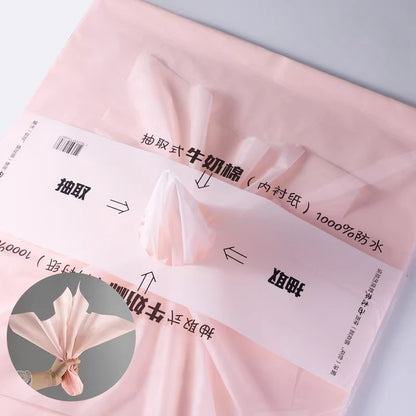 Paquet de 40 feuilles de papier de soie imperméable pour fleuriste (45x60 cm)