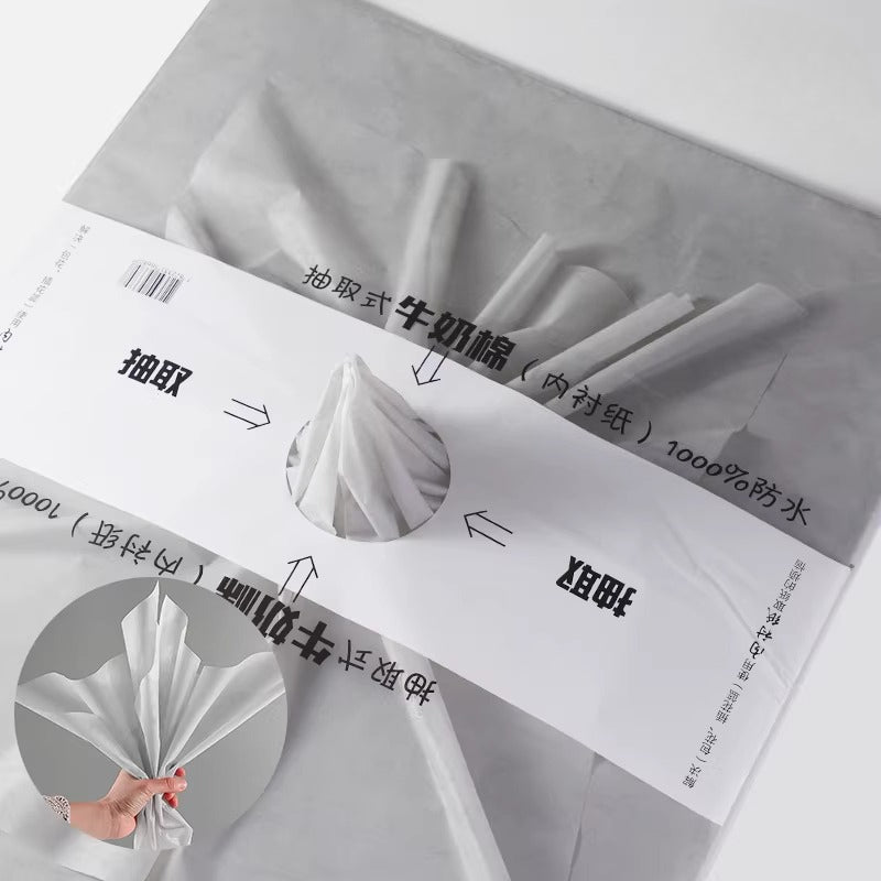 Paquet de 40 feuilles de papier de soie imperméable pour fleuriste (45x60 cm)
