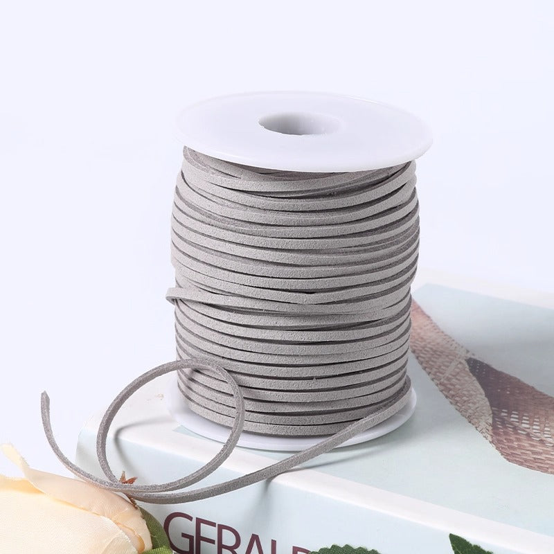 Suede Cord Faux Leather String (2.5mmx50Yd)
