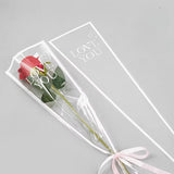Load image into Gallery viewer, 100pcs Transparent Single Stem Rose Sleeves