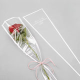 Load image into Gallery viewer, 100pcs Transparent Single Stem Rose Sleeves