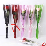 Load image into Gallery viewer, 50pcs Single Rose Plastic Packaging Bags