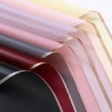 Load image into Gallery viewer, 20pcs Gold Border Frosted Cellophane Wrap (56x56cm)