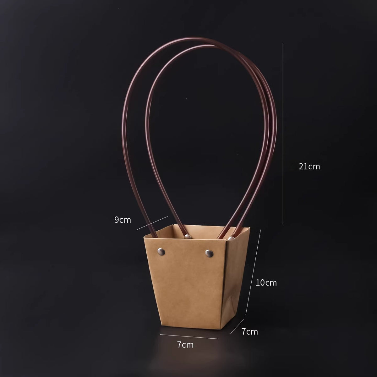 Waterproof Kraft Paper Flower Bags Pack 10
