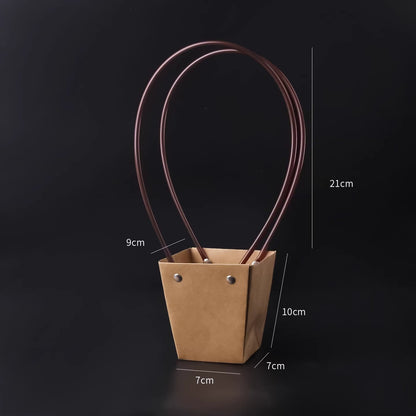 Waterproof Kraft Paper Flower Bags Pack 10