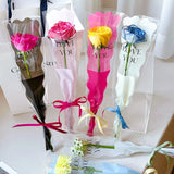Load image into Gallery viewer, Scalloped Single Stem Flower Sleeves Pack 100