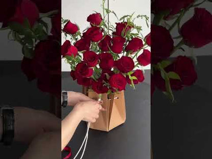 Waterproof Drawstring Bouquet Bags Pack 10