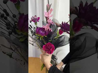 مجموعة ورق تغليف الزهور على شكل فراشة، 10 قطع