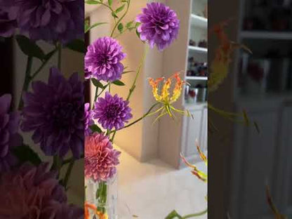 Flexible Hinged Glass Test Tube Vase