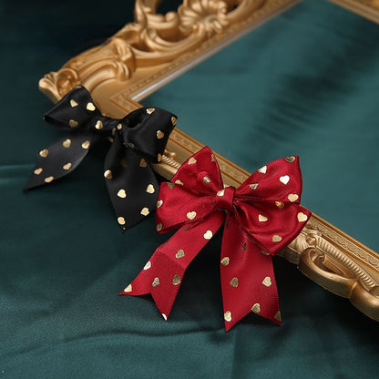 Golden Heart Valentine's Day Ribbon (2.5cmx40Yd )