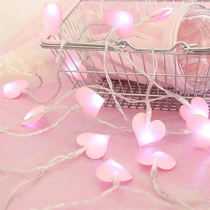 Heart Shaped Fairy Garland Lights