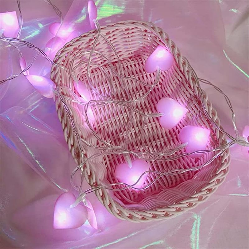 Heart Shaped Fairy Garland Lights